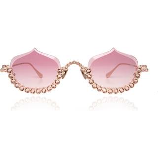 Anna-Karin Karlsson CRYSTAL MERINGUE Rose Guld 56 Solbriller Kvinder Guld - Rose Gold Swarovski Crystals - 56mm