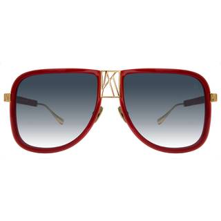 Anna-Karin Karlsson LOGO DUDE Rød 59 Solbriller Kvinder Guld - Gold - 59mm