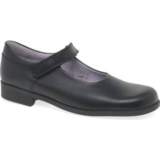 Start Rite Start-Rite Samba Black Leather School Shoes Standard Fit