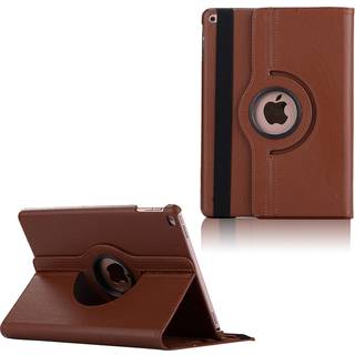 iPad (2017) flot og holdbart læder etui - Brun