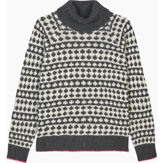 Recycled Iceland Kira Sweater - Dark Grey Melange/Winter - Mads Nørgaard - Mønstret XS
