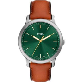 Fossil Minimalist FS6094 - Herre - 44 mm - Analog - Quartz - Mineralglas