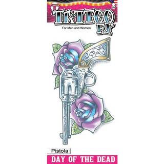 Day of the Dead Klebetattoo Revolver