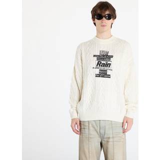 Sweater Wasted Paris Rain Cable Knit Sweater Off-White XL - Off-White - XL