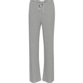 Karen By Simonsen Kbcandace Pants Bukser 10105451 Egret/Meteorite Stripe (LARGE)