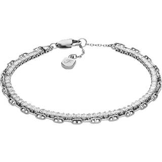 Fossil JA7273040 Clear Stone Double Bracelet - J49368