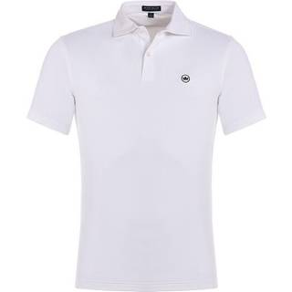 Peter Millar Herre Solid Performance Jersey Polo White L