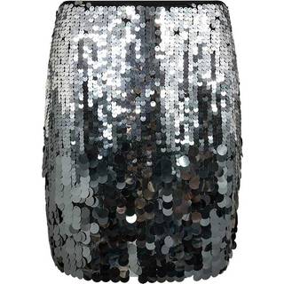 Copenhagen Muse Sequince Nederdel - Silver with gunmetal