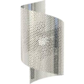 Væglampe Spiral EMIBIG LIGHTING, dæmpbar, Krom/sølv, Stue/spisestue, Metal, Moderne