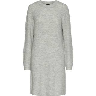 Pieces - Pcellen Knit Dress - Kjoler til hende - Light Grey Melange - L