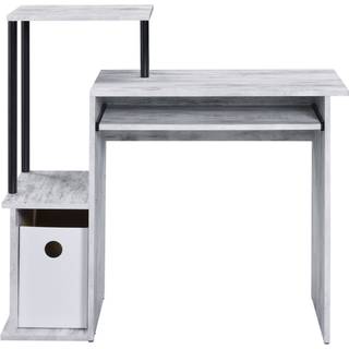 37 """" Antik hvid computer desk