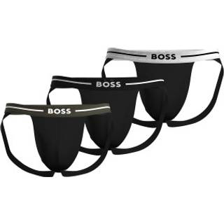 BOSS 3-pak Bold Jockstrap - Black - XX-Large