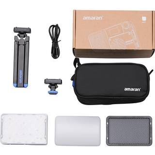 Amaran Ace 25 Kit camera light+grid+mini tripod+bag x Bi-Color LED white