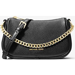 MK Carmela Small Pebbled Leather Convertible Crossbody Bag - Black - Michael Kors - ONE SIZE