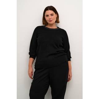 Kaffe Curve Kcmerida Pullover Strik 10582721 Black Deep Cc. (XLARGE)