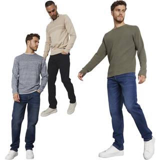 Threadbare Threadbare Midnight Blue Straight Fit Jeans With Stretch