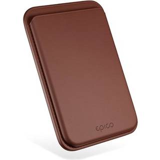 Epico Mag+ Læder Kortholder - MagSafe Kompatibel - Brun