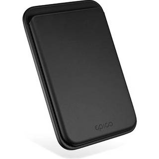 Epico Mag+ Læder Kortholder - MagSafe Kompatibel - Sort