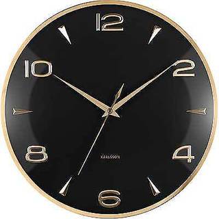 Karlsson Sienna Glow vægur Ø40,6cm sort