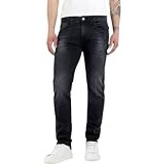 Replay Anbass Slim Fit Dark Wash Jeans Grey