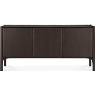 Ethnicraft Pi Skænk Med 3 Døre - Skænke og sideboards Teak Mørkebrun - 11572