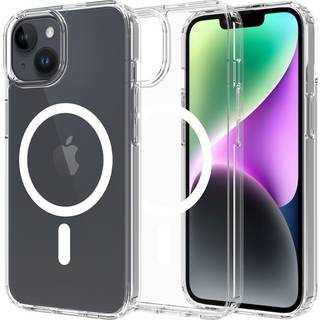 Mobique Hybridcover MagSafe iPhone 14 Gennemsigtig
