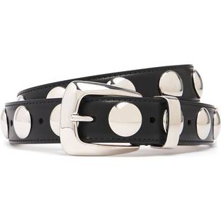 Khaite The Benny studded leather belt - black - 70CM