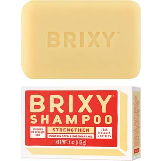 Brixy styrkelse af shampoo bar til tyndt hår | Pumpkin Seed Oil Rosemary Oil & Coffeine | Ceramid & niacinamid understøtter fugtighedsbarrieren |
