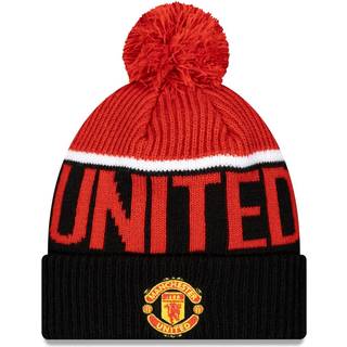 Manchester United FC Sport Black Bobble Knit Beanie Hat newera adult unisex Black newera adult unisex Black newera adult unisex Black newera adult uni - Osfm