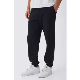 Mens Black Basic Regular Fit Jogger