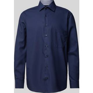 COMFORT FIT Original Shirt in navy plain