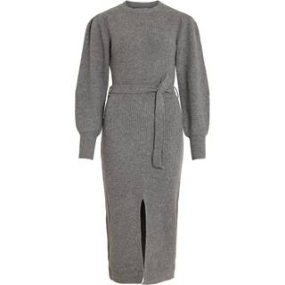 Langærmet Strikket Kjole