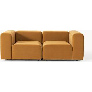 Modulært fløjlssofa Lena (3-sæders)