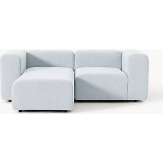 Modulært bouclé sofa Lena (3-sæders) med skammel (venstre/højre)