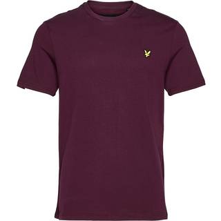 Lyle And Scott Crew Neck T Shirt Burgundy