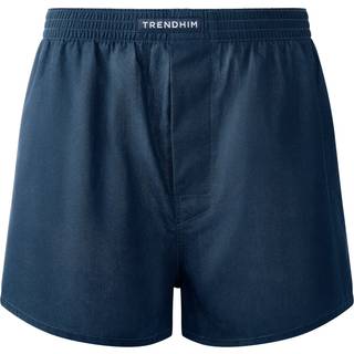 AirFeel | Marineblå Bomulds Boxershorts med Løs Pasform
