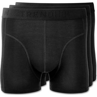 S - FeatherFeel | 3-Pak Sorte Boxershorts i Merinould