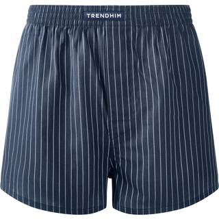 AirFeel | Stribede Marineblå Boxershorts med Løs Pasform