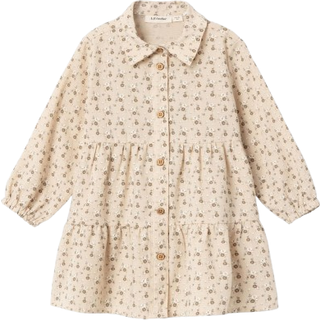 Lil Atelier Sheer Bliss Blomstret Kjole