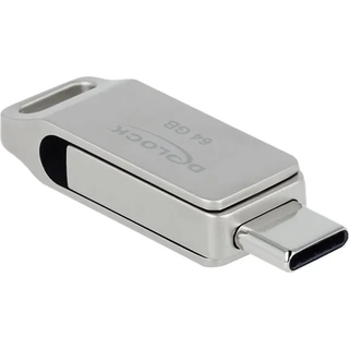 Delock Dual USB 3.0/USB-C 3.1 hukommelses stik - 64 GB