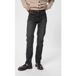 My Essential Wardrobe 33 The Celina 100 High Straight Bukser 10703573 Black Wash (29/32)