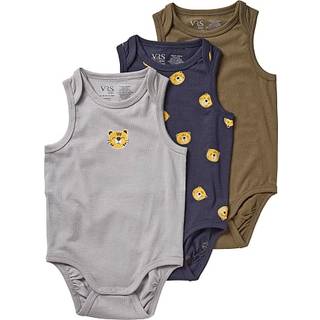 VRS baby 3-pak body str. 86 - multifarvet (På lager i butik)