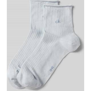 Calvin Klein 2-pak Short Sock Roll Top - Lightblue - Str 39/42