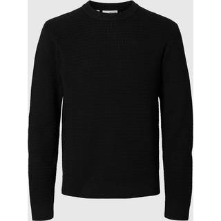 SLHTHEO LS KNIT STRUCTURE CREW NECK