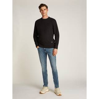 Calvin Klein Jeans Woven Label Sweatshirt Black