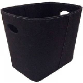Varde brændekurv sort filt 45x34x35,5 cm 98-155