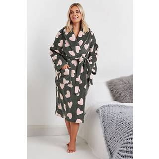 Yours Curve Fluffy Hjerte Sjalkrave RobeEU 38-40 (UK 10-12)