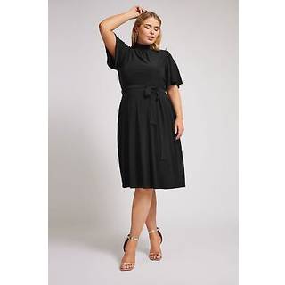 Yours Curve London Høj hals Belted Skater KjoleEU 58-60 (UK 30-32)