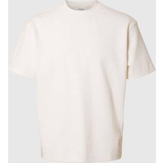 SLHLOOSEHENRY STRUCTURE SS O-NECK T