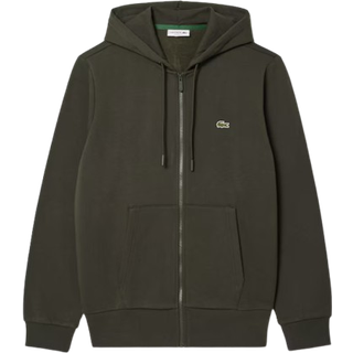 Lacoste Logo Pullover Hoodie Green